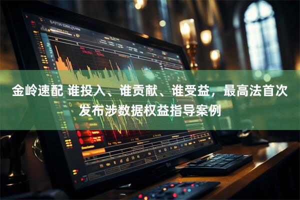 金岭速配 谁投入、谁贡献、谁受益，最高法首次发布涉数据权益指导案例