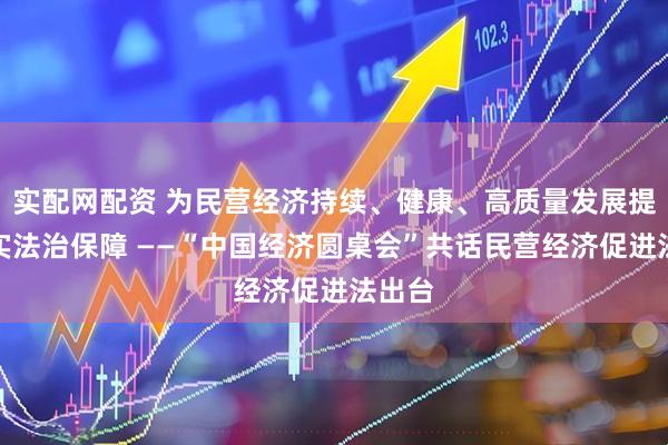 实配网配资 为民营经济持续、健康、高质量发展提供坚实法治保障 ——“中国经济圆桌会”共话民营经济促进法出台